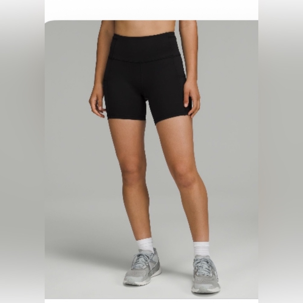 lululemon athletica Women's Black Fast and Free Shorts